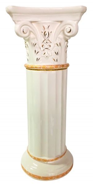 Колонна декоративная белая Н80 см