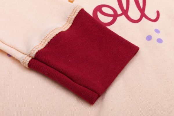 Піжама для дівчаток Фламінго р.128 помаранчевий/червоний 