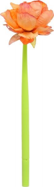 Ручка шариковая Пион оранжевый 