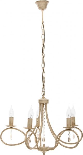 Люстра подвесная Vitaluce 5xE14 бежевый V3294/5