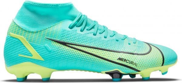 Бутсы Nike Mercurial Superfly 8 Academy MG CV0843-403 р. US 7,5 лайм