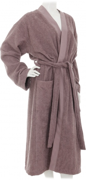 Халат махровый La Nuit Dusty Pink р. S розовая пудра 