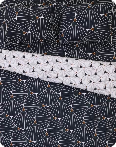 Комплект постільної білизни Calais 2.0 темно-синій Today 