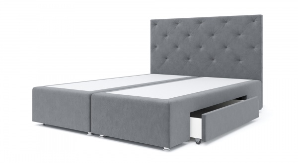 Кровать SOFYNO Адрия-4 160x200 см серый 