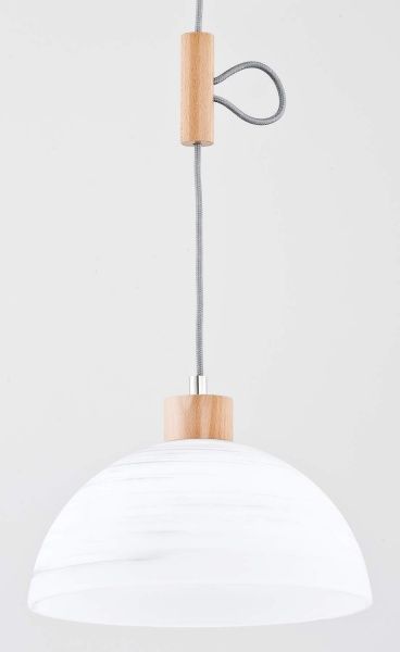 Підвіс ALFA 60349 1x60 Вт E27 білий Holiday 