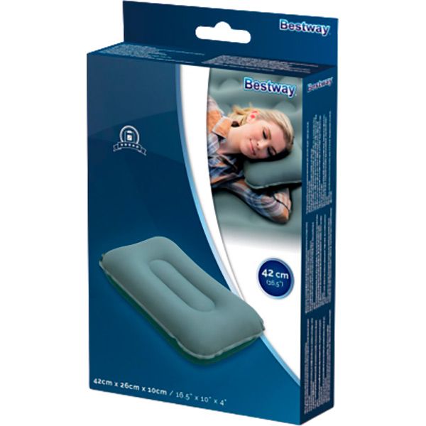 Матрас надувной Bestway 69034 42х26 см с тканевым покрытием серый