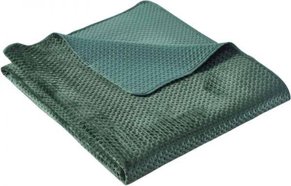 Покрывало Basic 3D Velvet 240x220 см La Nuit зеленый 