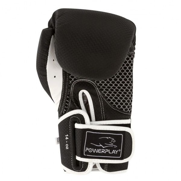 Боксерские перчатки PowerPlay р. 14 14oz PP_3011 черный