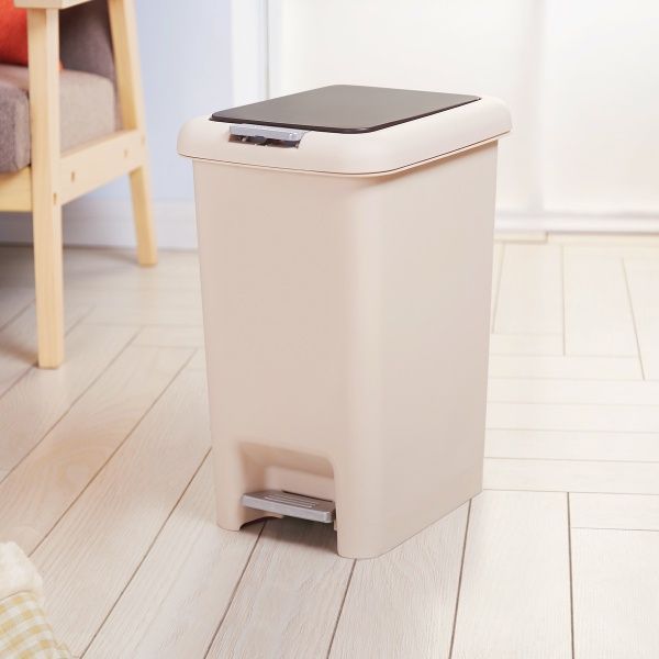 Ведро MVM BIN-01 бежевый 20 л бежевый BIN-01 20L Beige