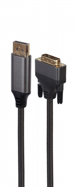 Кабель Cablexpert CC-DPM-DVIM-4K-6 DisplayPort на DVI 24 +1, 4K 1,8 м (CC-DPM-DVIM-4K-6) 