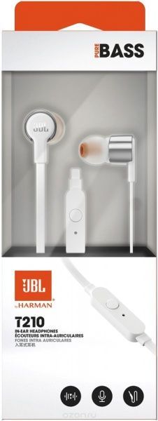 Гарнитура JBL® T210 grey 