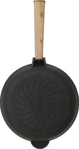 Сковорода чавунна Оптима 24x6 см 559-103 Brizoll