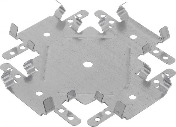 Соединитель одноуровневый BauGut «Краб» для CD профиля 5 шт.