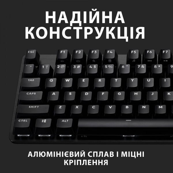 Клавіатура Logitech G413 TKL SE Corded Mechanical Gaming (L920-010446) black 