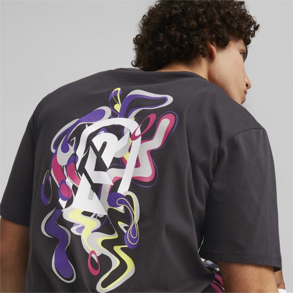 Футболка Puma NEYMAR JR CREATIVITY GRAPHIC TEE 65833503 р.XL чорний