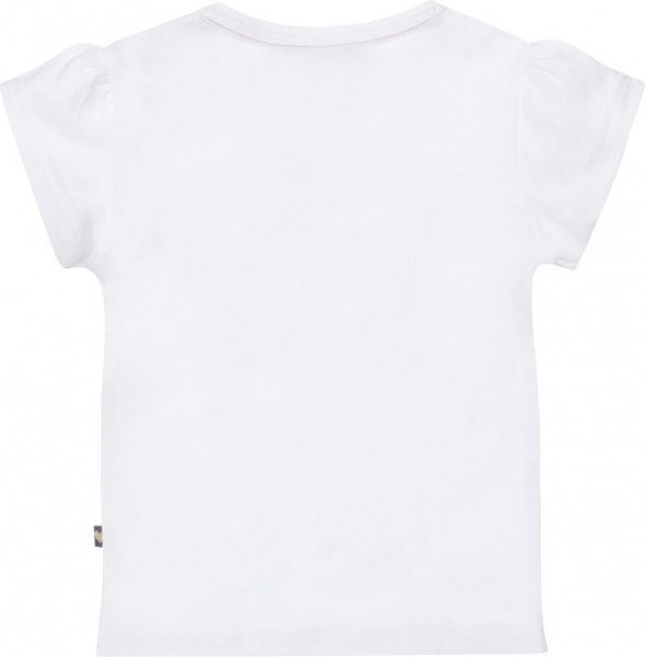 Футболка для девочек Dirkje р.80 белый с рисунком T46357-35 