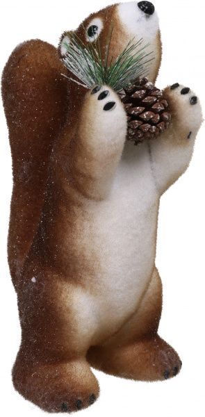 Декоративная фигура Белочка с шишкой RS1D2323 