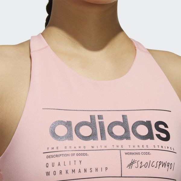 Бра Adidas W BB BRA TOP FL0219 M розовый