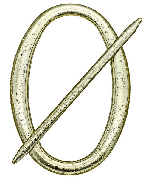 Декор Овал 180х125 мм мокре золото D0001-1а MISLT