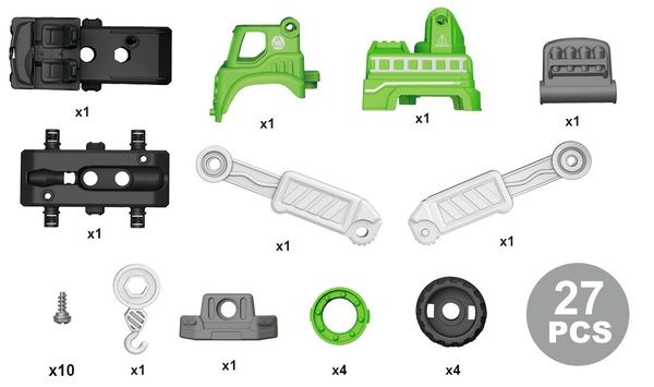 Машинка DIY Spatial Creativity Зелений кран CJ-1614185