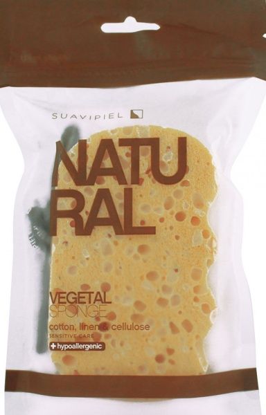 Мочалка Suavipiel (бавовна, льон-целюлоза), помаранчева 000001946 