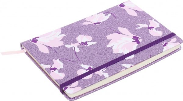 Блокнот Фиолетовый блеск с ручкой A5 80 листов