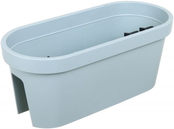 Горщик для квітів 60x28x25 см прямокутний світло-зелений 