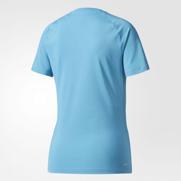 Футболка Adidas D2M Tee Solid BQ5826 L блакитний