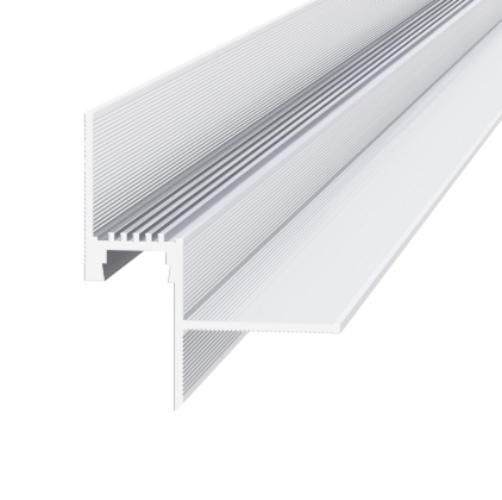 Профиль теневого шв АЛЮПРО с LED каналом ПАС-3410 RAL-9016 мат 3м