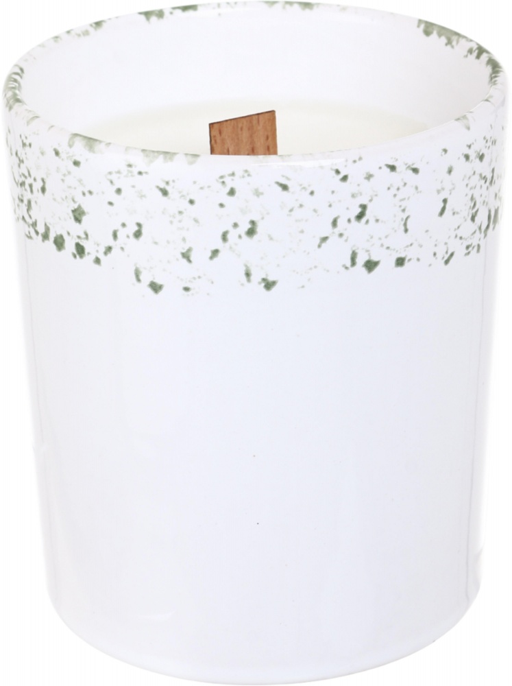 Свічка ароматична Pako-If Квіткова у керамічному кашпо 85х120 мм