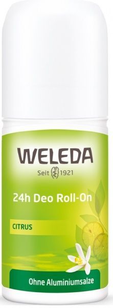 Дезодорант унисексдля женщиндля мужчин Weleda Цитрус Roll-On 24 години 50 мл