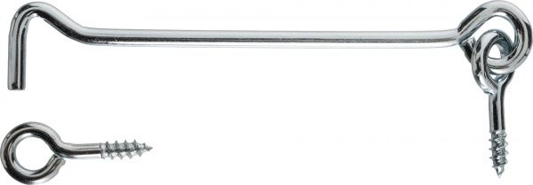 Крючок на двери 4,8x120 мм 2 шт Expert Fix 054.00.12044.1015bp серебряный