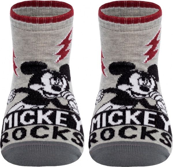 Шкарпетки дитячі Conte-Kids Disney Міккі Маус 352 17С-127СПМ р.22 сірий 