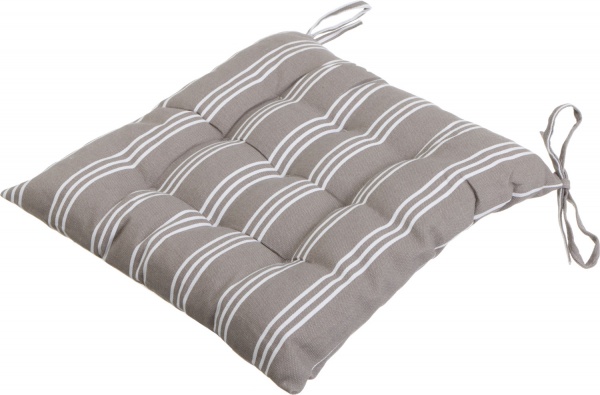 Подушка на стілець Страйпс какао 37х37см Luna