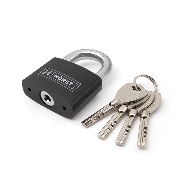 Замок навісний Horst HR-SP4-50D відкритий (амбарний) 
