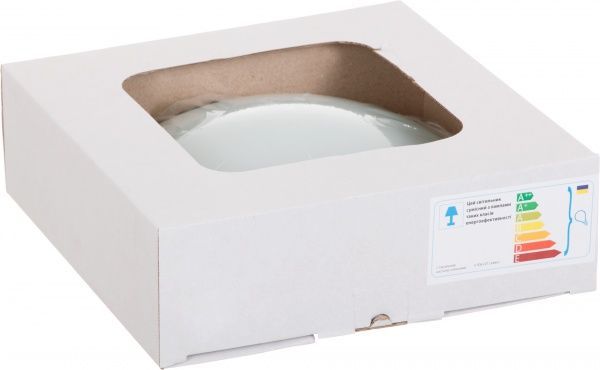 Світильник настінно-стельовий УТ Сяйво НПБ Греція 1x60 Вт E27 білий 2506 