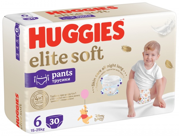 Подгузники-трусики Huggies ES Pant (6) Mega 15-25 кг 30 шт.