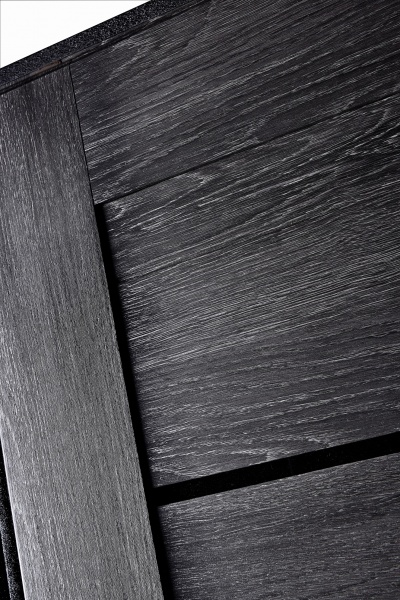 Дверь входная Двері БЦ Верховина (Шале) черный муар 2050х860 мм правая