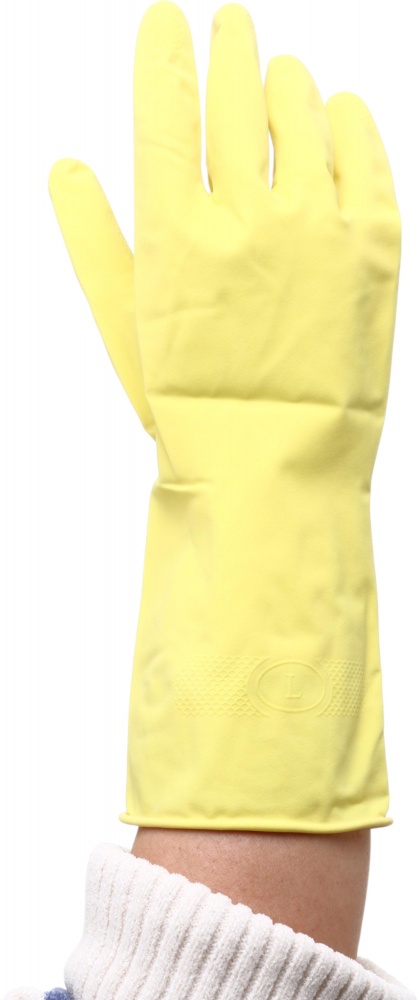 Перчатки латексные OBERY латексные крепкие р.L 2 пар/уп.