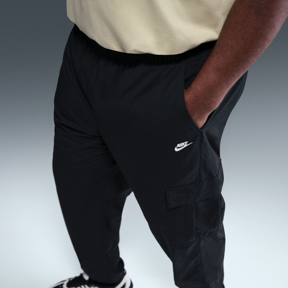 Брюки Nike M NK CLUB WVN CARGO PANT HJ1990-010 р. L черный