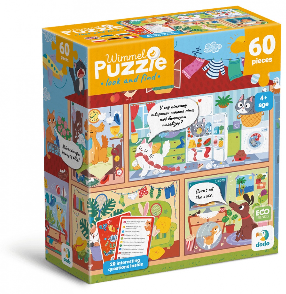 Пазл DoDo Питомцы дома, 60 элементов 300661