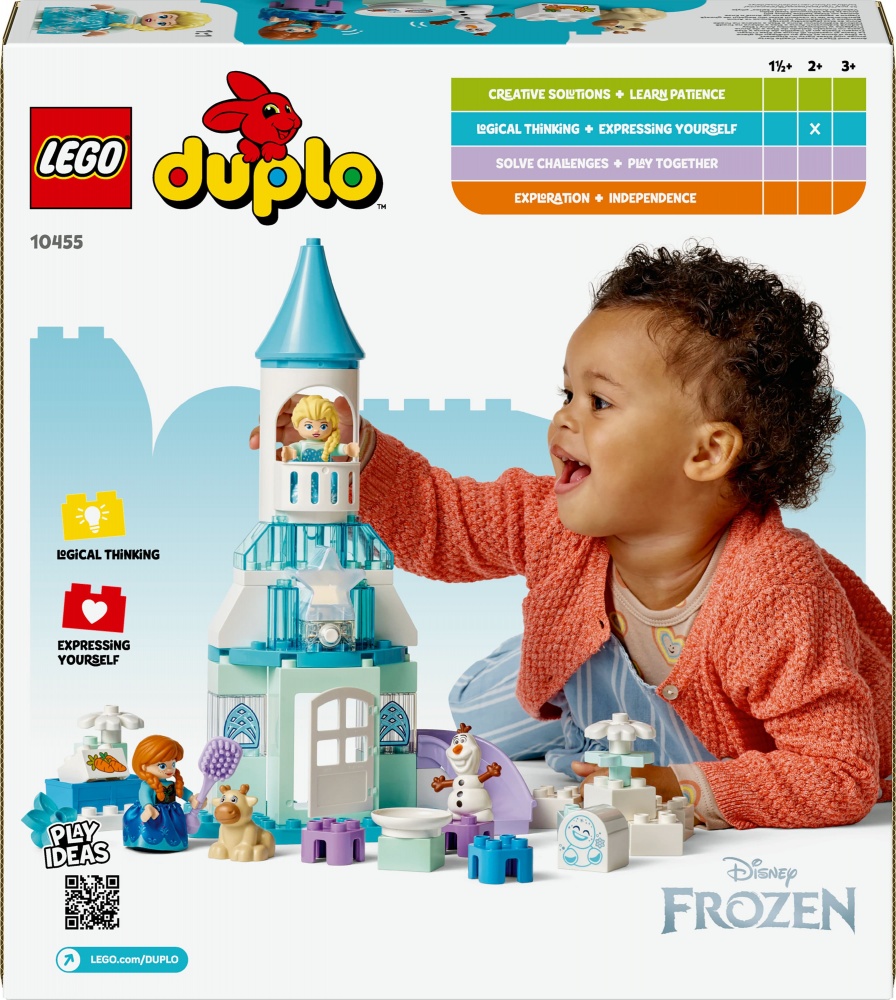 Конструктор LEGO DUPLO Disney Вечірка у крижаному палаці Ельзи та Анни 10455