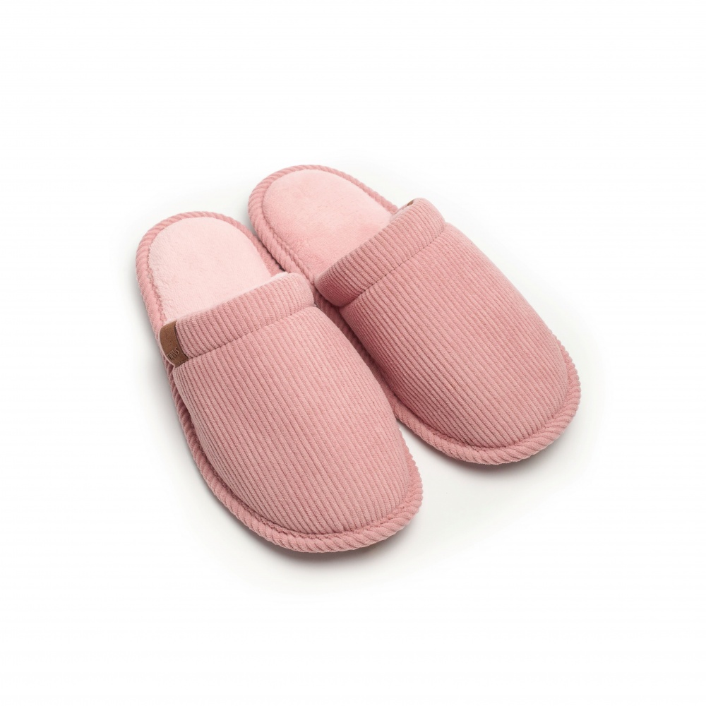 Тапки домашние Twins вельвет 15847 р.38/39 розовый