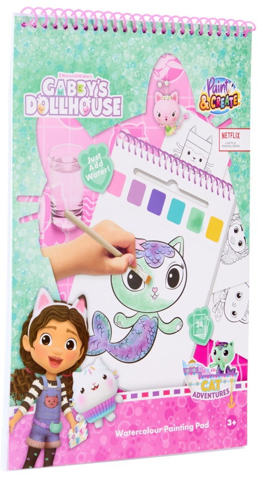 Раскраска водная «GABBY'S DOLLHOUSE 24 листа»