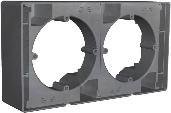 Коробка для зовнішнього монтажу Plank Electrotechnic Nordic універсальна базальт PLK7001732