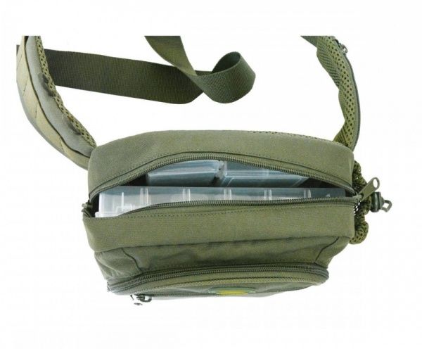 Сумка Акрополіс СДС-3 для спиннингиста укомплектована коробками