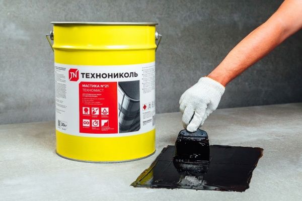 Мастика битумно-каучуковая TECHNONICOL №21 Техномаст 20 кг