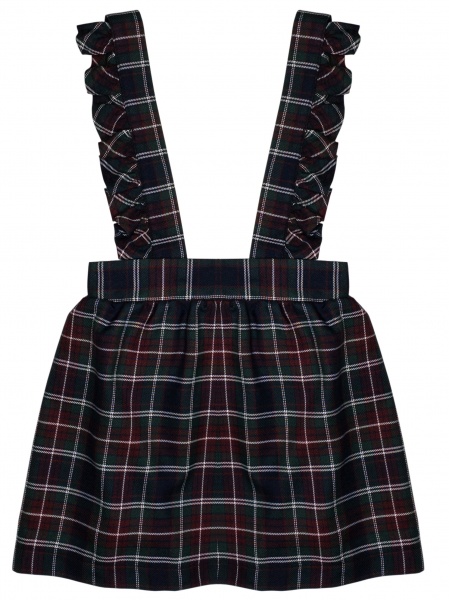 Юбка для девочек клеточка 4454/4 Sasha р.122 мульти 