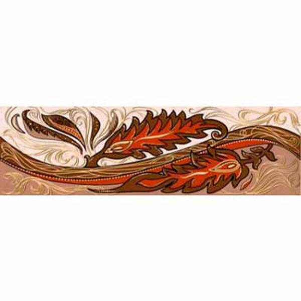 Бордюр Golden Tile Олександрія бежевий В11331 200x60 мм