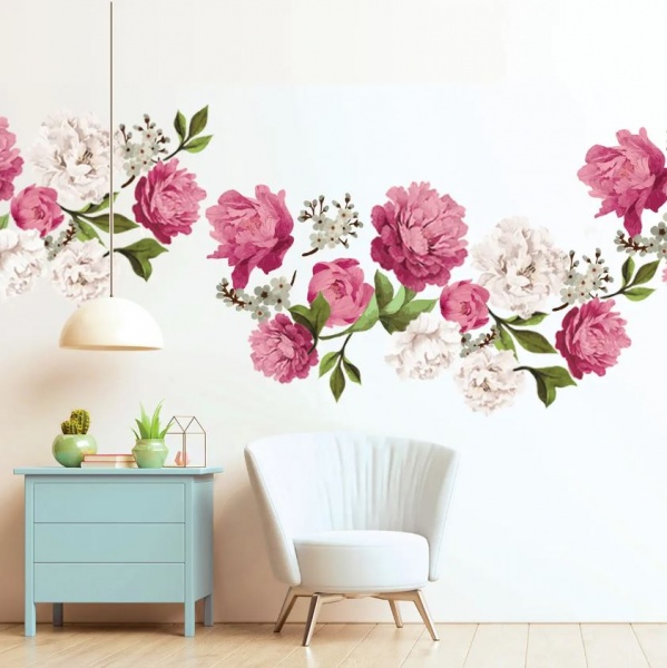 Наклейка Zatarga Пионы Z202066 90x56 см